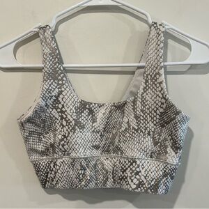 IVL Collective Snake Pattern Sports Bra Size 4